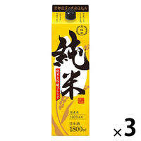 月桂冠 純米 純米大吟醸ブレンド パック 1.8L 1セット（3本） 日本酒