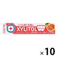 ロッテ キシリトールホワイト＜ピンクグレープフルーツ＞ 1セット（1個×10） ガム（わけあり品）