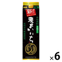 宝酒造 本格焼酎「よかいち」〈麦〉黒麹25°1.8Ｌ紙パック 1セット（6本）　焼酎