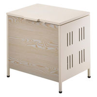 【軒先渡し】B.Bファニシング 屋外ゴミ収納庫 Lucre Sサイズ 幅640×奥行475×高さ615mm 110L ベージュ 1台（直送品）