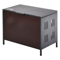 【軒先渡し】B.Bファニシング 屋外ゴミ収納庫 Lucre Mサイズ 幅820×奥行475×高さ615mm 145L ダークグレー 1台（直送品）