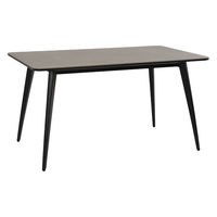 【軒先渡し】タマリビング セラ ダイニングテーブル 幅1350×奥行750×高さ720mm ライトグレー 1台（直送品）