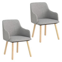 タマリビング ウィッチ ダイニングチェア 2脚 グレー 1セット（2脚入）（直送品）