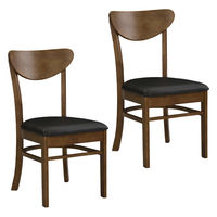 タマリビング マーム ダイニングチェア 2脚 ブラウン 1セット（2脚入）（直送品）