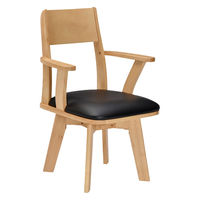 タマリビング ジャワ ダイニングチェア 肘有 1脚入 ナチュラル 1脚（直送品）