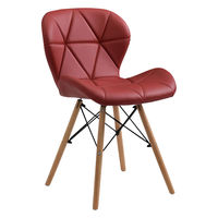 タマリビング マンタ ダイニングチェア レッド 1脚（直送品）