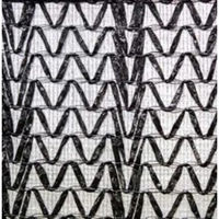 望月編織工業 ワイエムネット(寒冷紗) 黒色 #200 2m×50m 1枚（直送品）