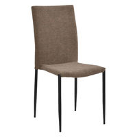 タマリビング ライラ ダイニングチェア ファブリック ブラウン 1脚（直送品）