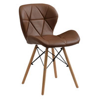 タマリビング マンタ ダイニングチェア ブラウン 1脚（直送品）