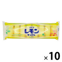 カネヨレモン石けん ＜浴用せっけん＞ フレッシュなレモンの香り 1セット（8個入×10パック） カネヨ石鹸