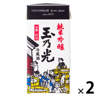 玉乃光 純米吟醸 冷蔵酒 300ml パック 1セット（2本） 凍結酒 京都府 日本酒 凍らせてみぞれ酒に