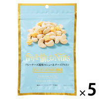 ナッツ NihonbashiBar 香りを愉しむNuts ブルーチーズ風味カシュー＆チーズクルトン(68g) 1セット（1個×5）
