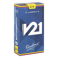 VANDOREN B♭クラリネット用リード V21 硬さ:2-1/2 CR8025 1個（直送品）