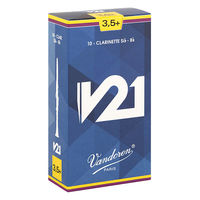 VANDOREN B♭クラリネット用リード V21 硬さ:3-1/2+ CR8035+ 1個（直送品）