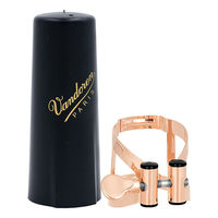 VANDOREN アルトサクソフォン リガチャー エムオー(M|O) ピンクゴールドプレート LC57PGP 1個（直送品）