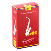 VANDOREN アルトサクソフォン用リード JAVA RED 硬さ:2-1/2 SR2625R 1個（直送品）