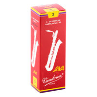 VANDOREN バリトンサクソフォン用リード JAVA RED 硬さ:3 SR343R 1個（直送品）