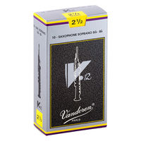 VANDOREN ソプラノサクソフォン用リード V12 硬さ:2-1/2 SR6025 1個（直送品）