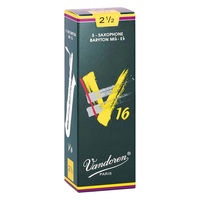 VANDOREN バリトンサクソフォン用リード V16 硬さ:2-1/2 SR7425 1個（直送品）
