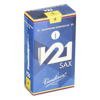 VANDOREN ソプラノサクソフォン用リード V21 硬さ:4 SR804 1個（直送品）