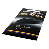 VANDOREN マウスピースクッション 0.8mm ブラック 6枚入り VMCX6+ 1個（直送品）