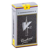 VANDOREN ソプラノサクソフォン用リード V12 硬さ:3 SR603 1個（直送品）