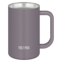真空断熱ジョッキ 600ml グレー JDK-602C GY 1個 保温保冷 食洗機可 ビールジョッキ 魔法びん構造 サーモス