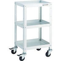 トラスコ中山 TRUSCO ツールワゴン ラビットワゴン 400X350 ゴム車輪 ホワイト RBW-743 W 1台 818-3153（直送品）