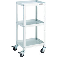 トラスコ中山 TRUSCO ツールワゴン ラビットワゴン 400X350 ゴム車輪 ホワイト RBW-943 W 1台 818-3209（直送品）