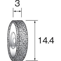 ミニター (#A2843)ダイヤモンドバー NA1013 1本（直送品）