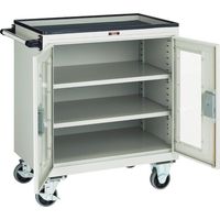 トラスコ中山 TRUSCO ツールワゴン エースワゴン 685X450XH802 ロッカータイプ BM-50RNG 1台 457-1746（直送品）