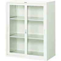 トラスコ中山 TRUSCO スタンダード書庫(A3横長 A4縦長)ガラス引違W880XH1110 FJG52-G11 1台 520-6910（直送品）