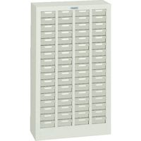 トラスコ中山 TRUSCO パーツケース バンラックケースB型 4列17段 ネオグレー B-417 NG 1台 501-9648（直送品）