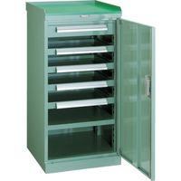 トラスコ中山 TRUSCO スライド工具キャビネット 501X551 コボレ止め天板付 DX-13 1台 518-0759（直送品）