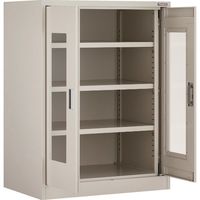 トラスコ中山 TRUSCO フリッパードアーキャビネット 1010X650XH1335 アクリル窓付 FPD-453G 1台（直送品）