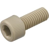 TRUSCO ポリエーテルエーテルケトン(PEEK)六角穴付ボルト M6X20 50本入 BPEEK-CBM6X20 1袋(50本)（直送品）