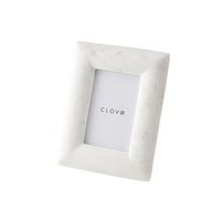 杉田エース CLOVER フォトフレーム レクタングル ホワイトマーブル CYT957658 1個（直送品）