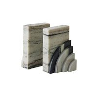 杉田エース CLOVER パンダマーブルブックエンド CXU957843 1個（直送品）