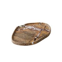 杉田エース CLOVER ブラウンマーブルトレイ W31 CXU957848 1個（直送品）