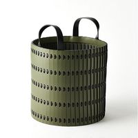 杉田エース CLOVER リサイクルレザー バスケット グリーン Φ35 CX2957982 1個（直送品）