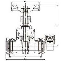 東洋バルヴ KKベスト ゲートバルブ(USーKKJ) US-KKJ 13SU(リングベツバイ) 1個（直送品）