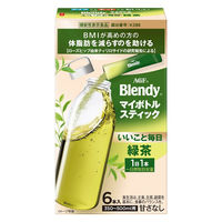 味の素AGF ブレンディ マイボトルスティック いいこと毎日 緑茶 1箱（6本入）