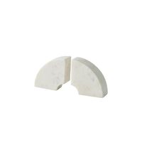 杉田エース CLOVER ブックエンド セクター ホワイトマーブル 2個セット CYT957612 1個（直送品）