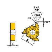三菱マテリアル 旋削用インサート MMT_IRA MMT16IRA55-S:MP9025 1セット(5個)（直送品）