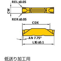 三菱マテリアル 旋削用インサート GY2MーGS GY2M0120B010N-GS:VP20RT 1セット(10個)（直送品）