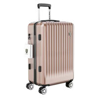 超軽量・ストッパー付Wキャスター・物掛けフック【NT-GB0701 Plus 】 NT-GB0701 Plusローズゴールド M 1台（直送品）