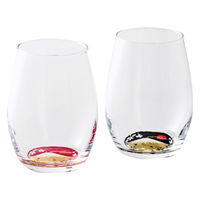 中西工芸 蒔絵 富士山 ダルマグラスペア 0770090 1個（直送品）