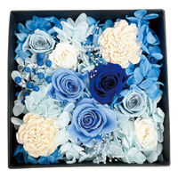 アークフラワースタジオ プリザーブドフラワー ジャルダン・フルリ 2026-pr-bl-op(ブルー) 1個（直送品）