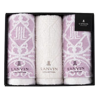 昭和西川 フェイスタオル3枚セット 22709-24050-605(パープル) 1個（直送品）