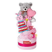 アークフラワースタジオ おむつケーキ3段 26-10000P-OP(女の子) 1個（直送品）